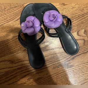 Used Chanel Flip Flops Size 7